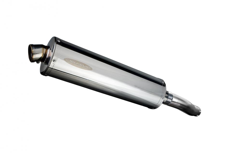 HONDA CB600F HORNET 2007-2014 450mm OVAL STAINLESS BSAU SILENCER EXHAUST KIT