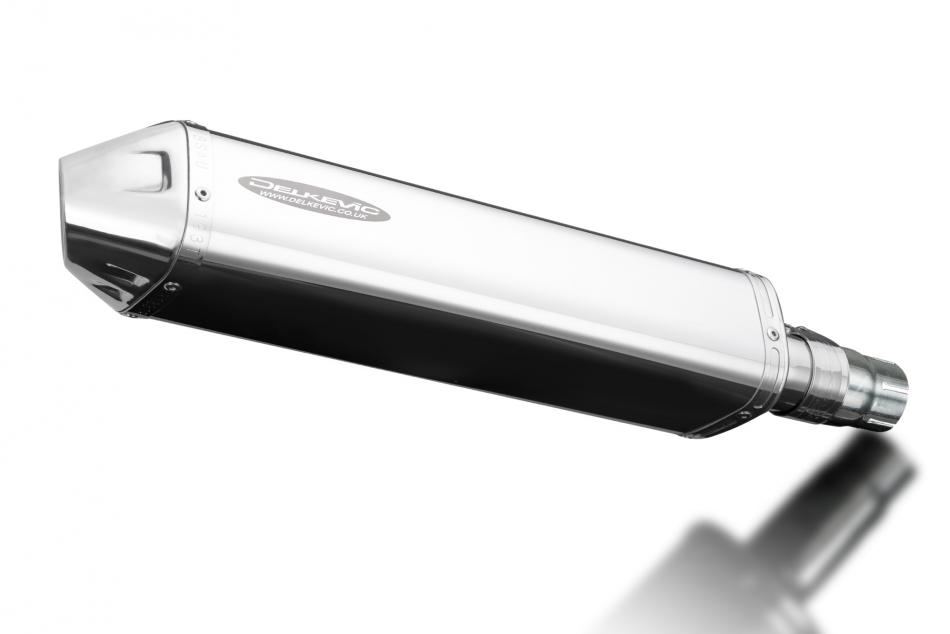 Yamaha YZF-R6 R6 13S 2006-2018 420mm Tri-Oval Stainless Exhaust Silencer Can Kit