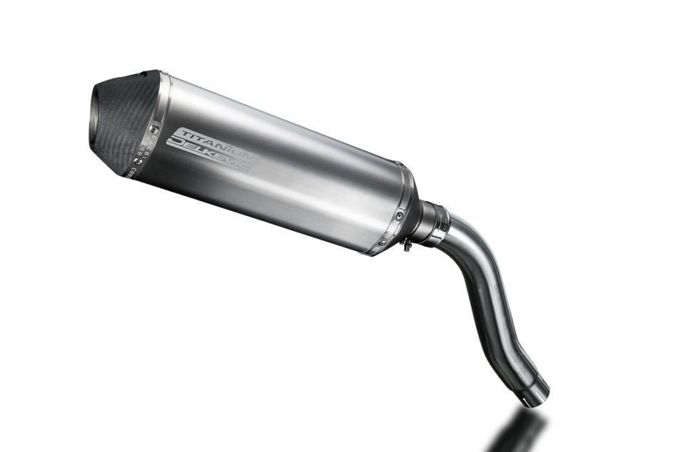 HONDA XL700VA TRANSALP 08-14 343mm X-OVAL TITANIUM BSAU SILENCER EXHAUST KIT