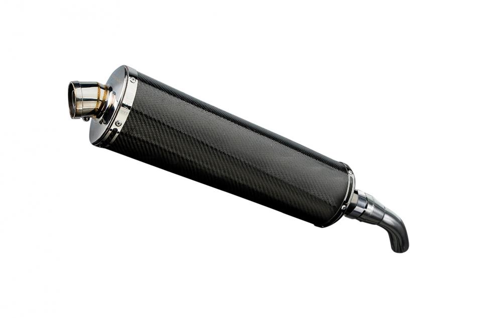 KAWASAKI NINJA 250SL 2015-2018 450mm OVAL CARBON BSAU SILENCER EXHAUST KIT