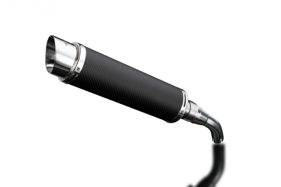 KAWASAKI NINJA 250SL 2015-2018 350mm CARBON ROUND BSAU SILENCER EXHAUST KIT