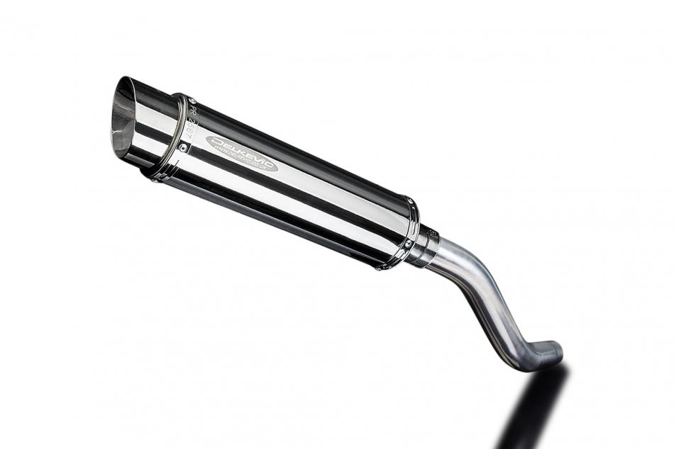 KAWASAKI Z800 2013-2016 350mm ROUND STAINLESS BSAU SILENCER EXHAUST KIT