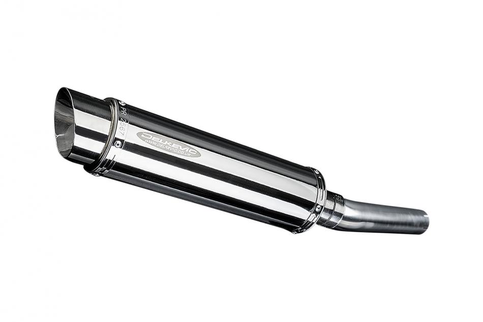 HONDA CBF600 S N 2004-2007 350mm ROUND STAINLESS BSAU SILENCER EXHAUST KIT