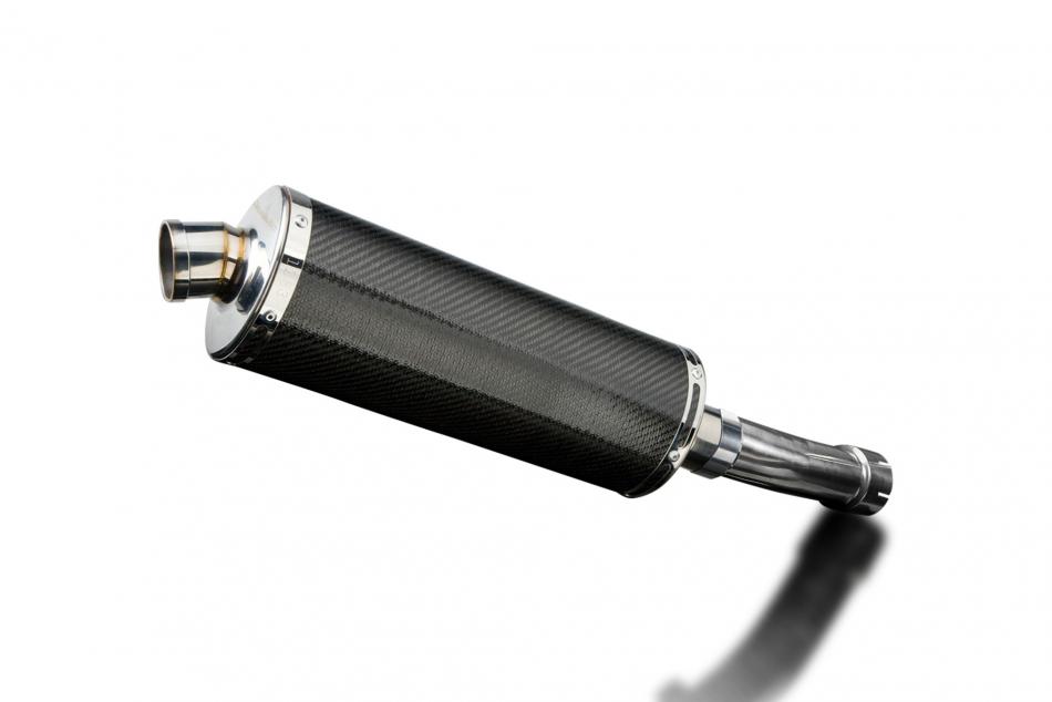 Suzuki GSXR750 SRAD 1996-1999 350mm Oval Carbon Exhaust Silencer Can Kit