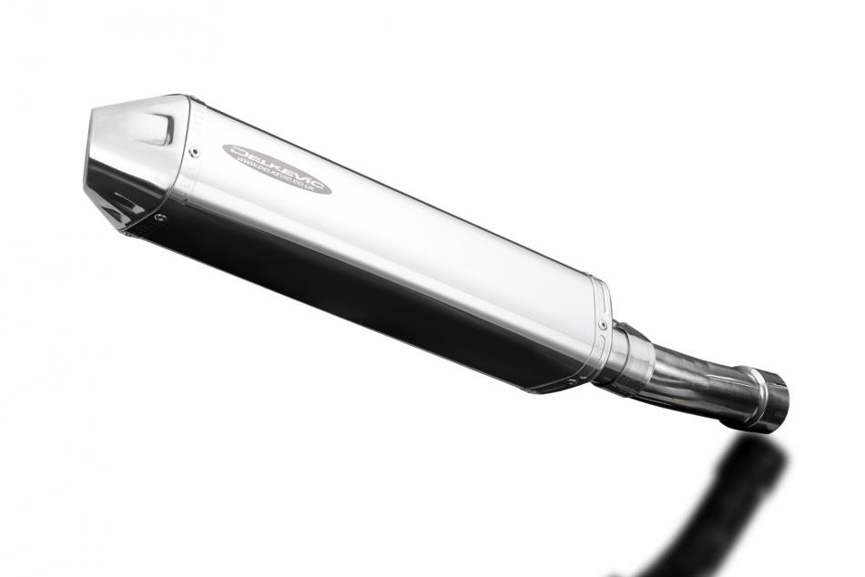 Suzuki GSXR750 SRAD 1996-1999 420mm Tri-Oval Stainless Exhaust Silencer Can Kit