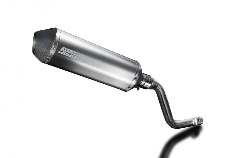 Honda XR125L 2003-2010 343mm X-Oval Titanium Exhaust Silencer Can Kit