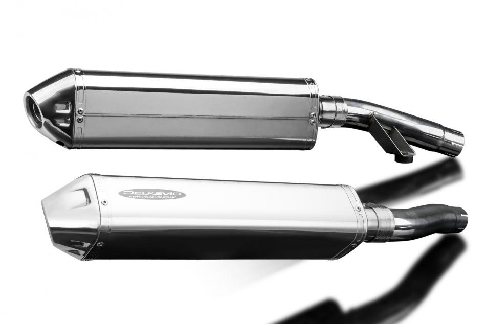 Triumph Sprint Executive 1998 420mm Tri-Oval Stainless Exhaust Silencer Can Kit