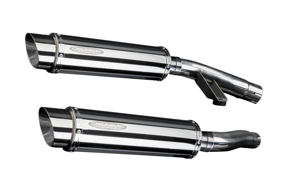 TRIUMPH SPRINT EXECUTIVE 350mm ROUND STAINLESS BSAU SILENCER EXHAUST KIT