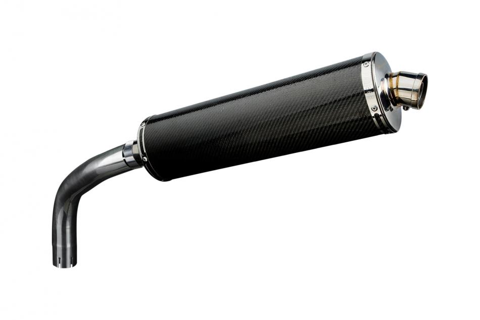 Yamaha XT1200Z XTZ1200 Supertenere 10-21 450mm Oval Carbon Exhaust Silencer Kit