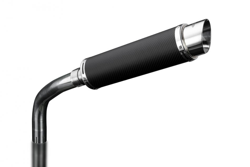 Yamaha XT1200Z XTZ1200 Supertenere 10-21 350mm Round Carbon Exhaust Silencer Kit