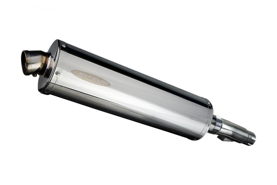 HONDA NC750D INTEGRA 14-15 450mm OVAL STAINLESS BSAU SILENCER EXHAUST KIT