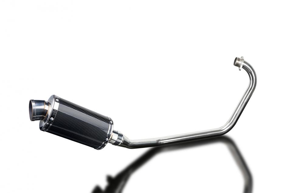 KYMCO CK1 2014-2015 FULL EXHAUST SYSTEM 225mm CARBON OVAL SILENCER
