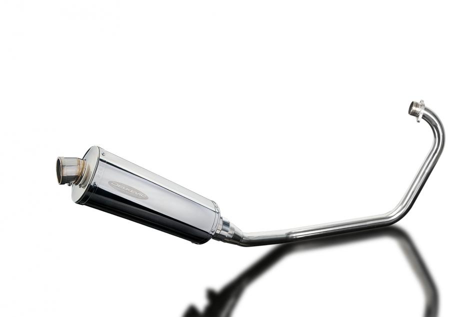 KYMCO CK1 2014-2015 FULL EXHAUST SYSTEM 350mm STAINLESS OVAL SILENCER