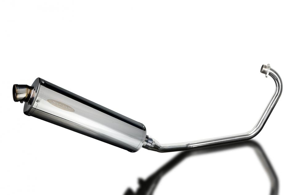 KYMCO CK1 2014-2015 FULL EXHAUST SYSTEM 450mm STAINLESS OVAL SILENCER