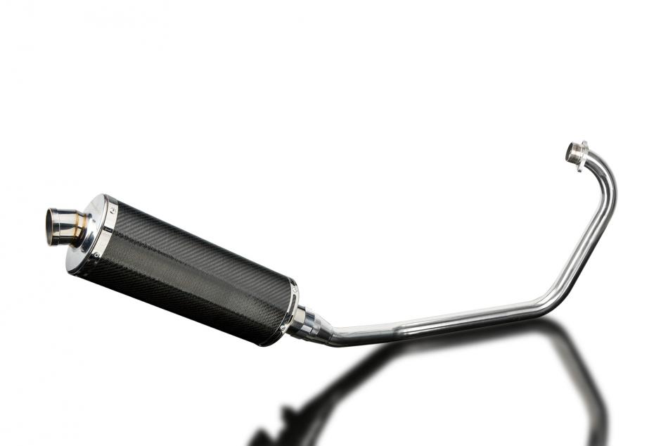 KYMCO CK1 2014-2015 FULL EXHAUST SYSTEM 350mm CARBON OVAL SILENCER