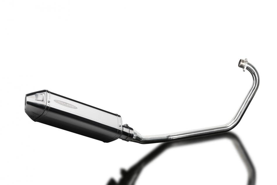 KYMCO CK1 2014-2015 FULL EXHAUST SYSTEM 320mm STAINLESS TRI SILENCER