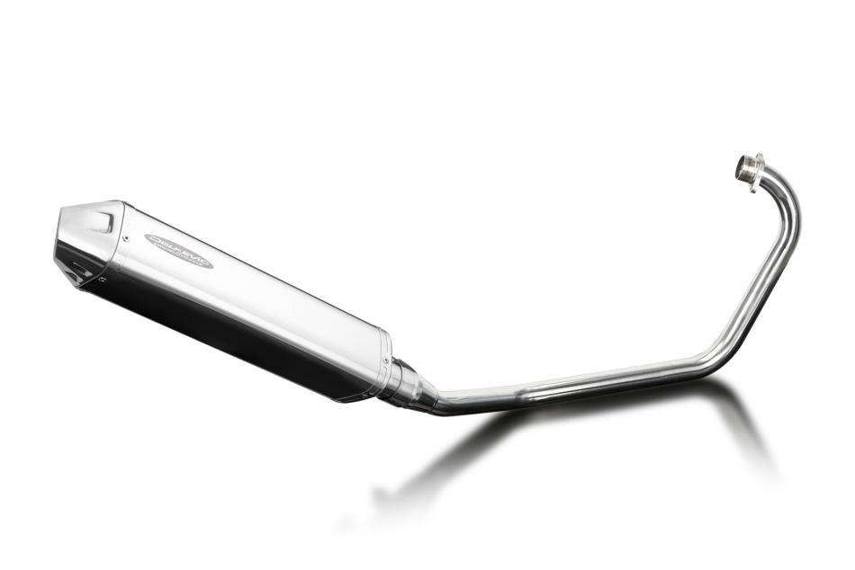 Kymco CK1 2014-2015 Full Exhaust 420mm Tri-Oval Stainless Silencer