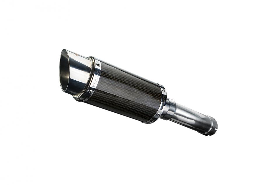 HONDA CB400SF HYPER VTEC SPEC2/3 2002-07 200mm ROUND CARBON  EXHAUST KIT