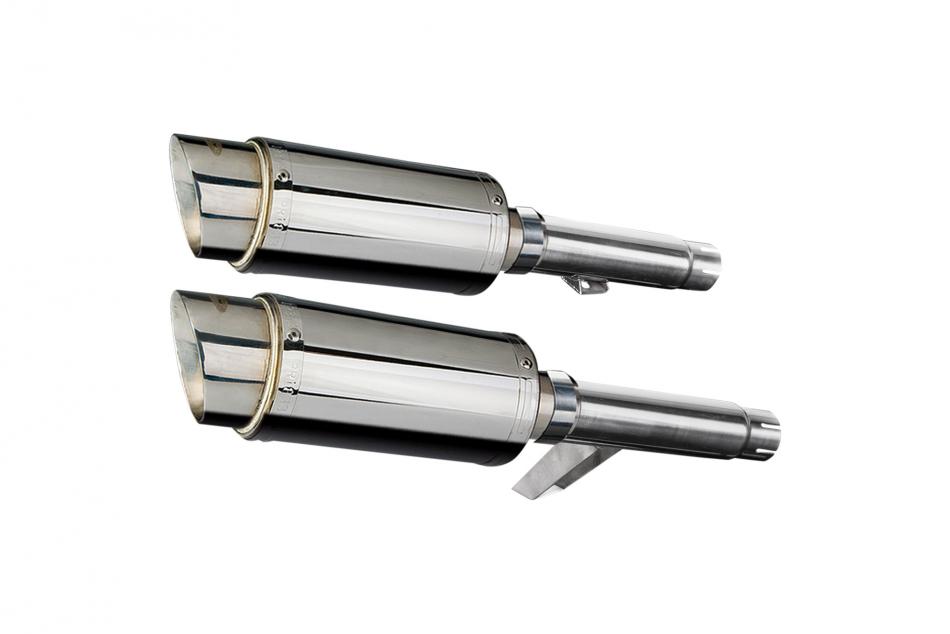 KAWASAKI GPZ900R ZX900A 1984-03 200mm ROUND STAINLESS SILENCER EXHAUST KIT