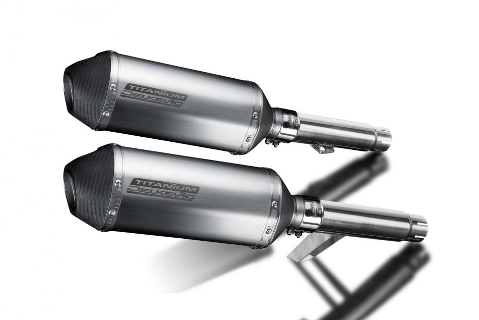 Kawasaki GPZ900R ZX900A 1984-2003 260mm X-Oval Titanium Exhaust Silencer Can Kit