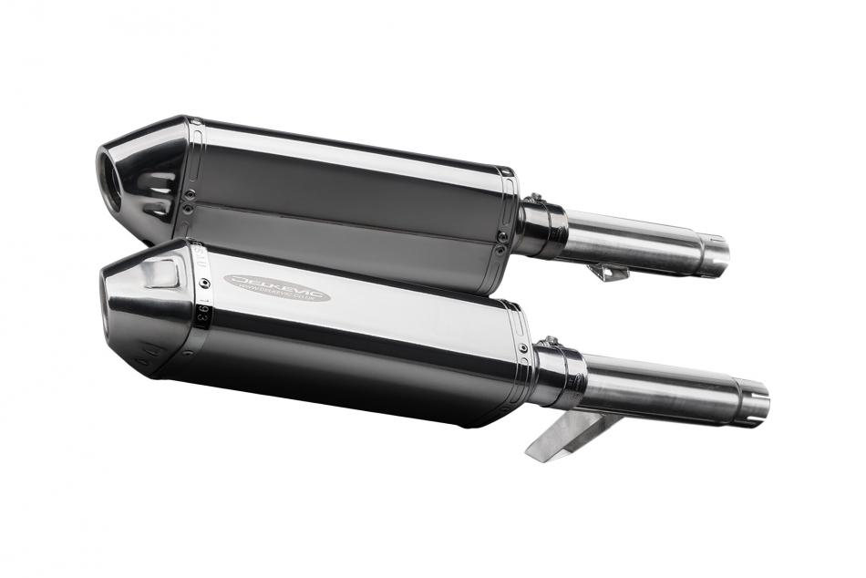 KAWASAKI GPZ900R ZX900A 1984-03 320mm TRI STAINLESS BSAU SILENCER EXHAUST KIT