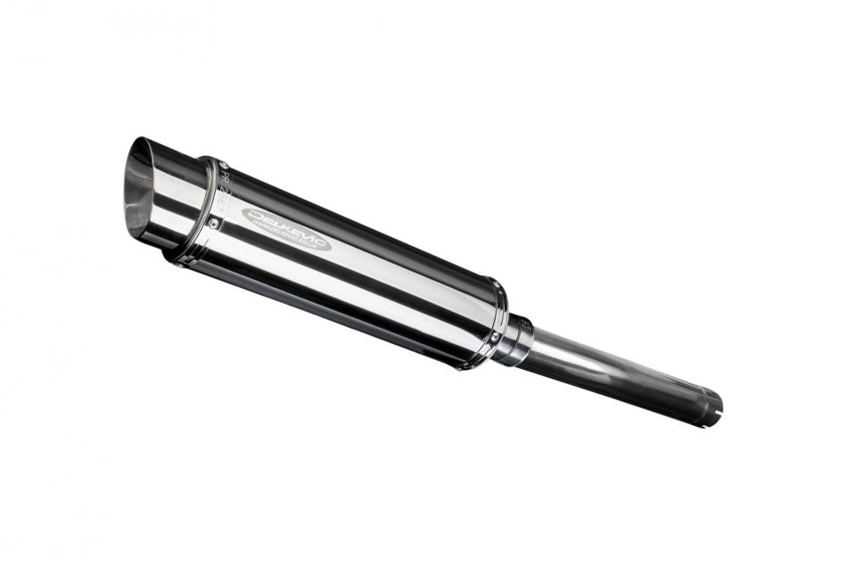 YAMAHA YZF750R 1994-1998 350mm ROUND STAINLESS BSAU SILENCER EXHAUST KIT