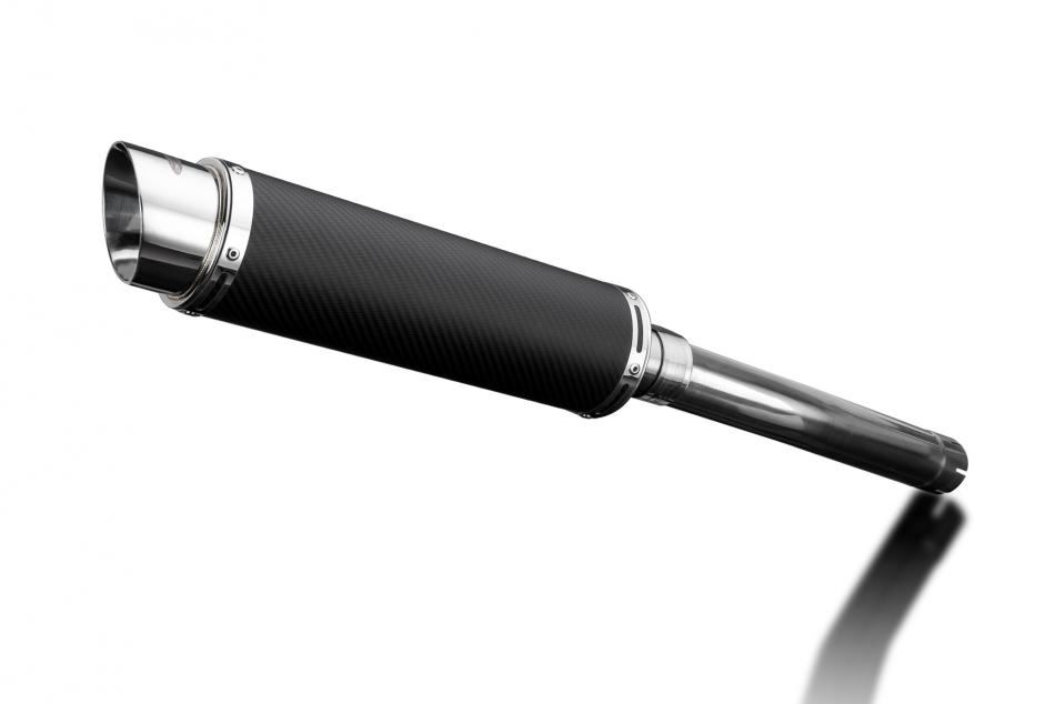YAMAHA FZR1000 EX-UP 89-95 350mm CARBON ROUND BSAU SILENCER EXHAUST KIT
