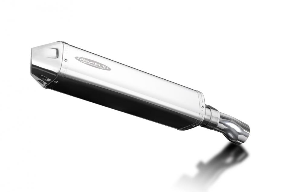 BMW S1000RR 2010-2014 420mm Tri-Oval Stainless Exhaust Silencer Can Kit