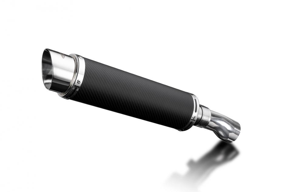 BMW S1000RR 2010-2014 350mm CARBON ROUND BSAU SILENCER EXHAUST KIT