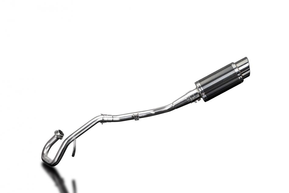 YAMAHA WR125X 2009-2018 FULL EXHAUST SYSTEM 200mm CARBON ROUND SILENCER