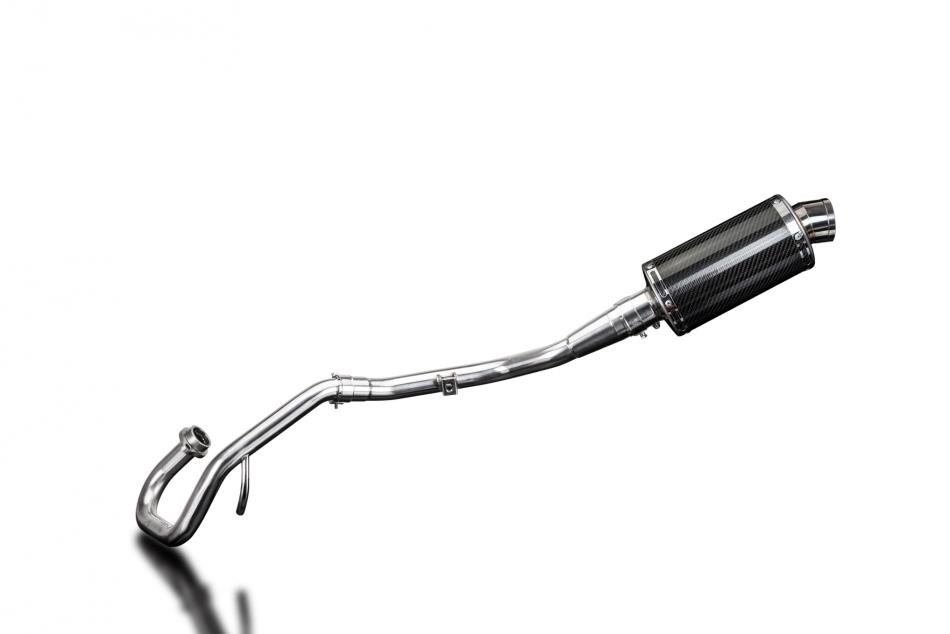 YAMAHA WR125X 2009-2018 FULL EXHAUST SYSTEM 225mm CARBON OVAL SILENCER