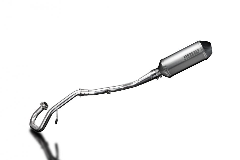 Yamaha WR125X 2009-2018 Complete Exhaust 260mm X-Oval Titanium Silencer Can