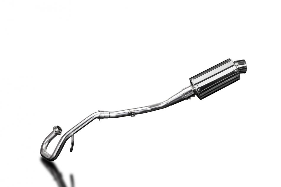 YAMAHA WR125X 2009-2018 FULL EXHAUST SYSTEM 225mm STAINLESS OVAL SILENCER