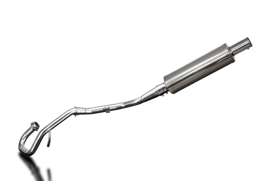 YAMAHA WR125X 2009-2018 FULL EXHAUST SYSTEM 350mm STAINLESS ROUND SILENCER