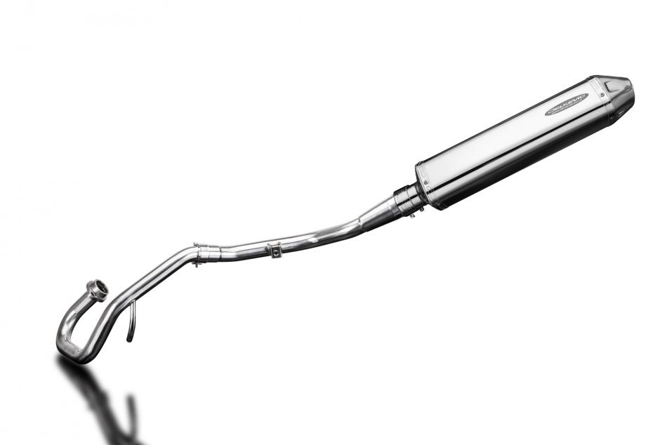 Yamaha WR125R 2009-2018 Full Exhaust 420mm Tri-Oval Stainless Silencer