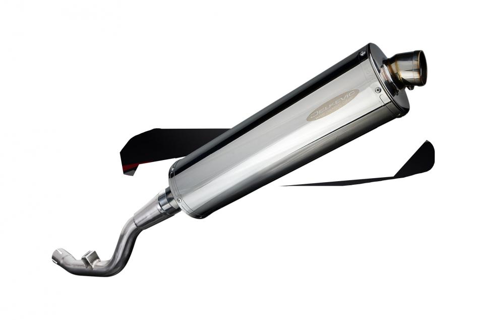 YAMAHA WR125 X 2009-2018 450mm OVAL STAINLESS BSAU SILENCER EXHAUST KIT