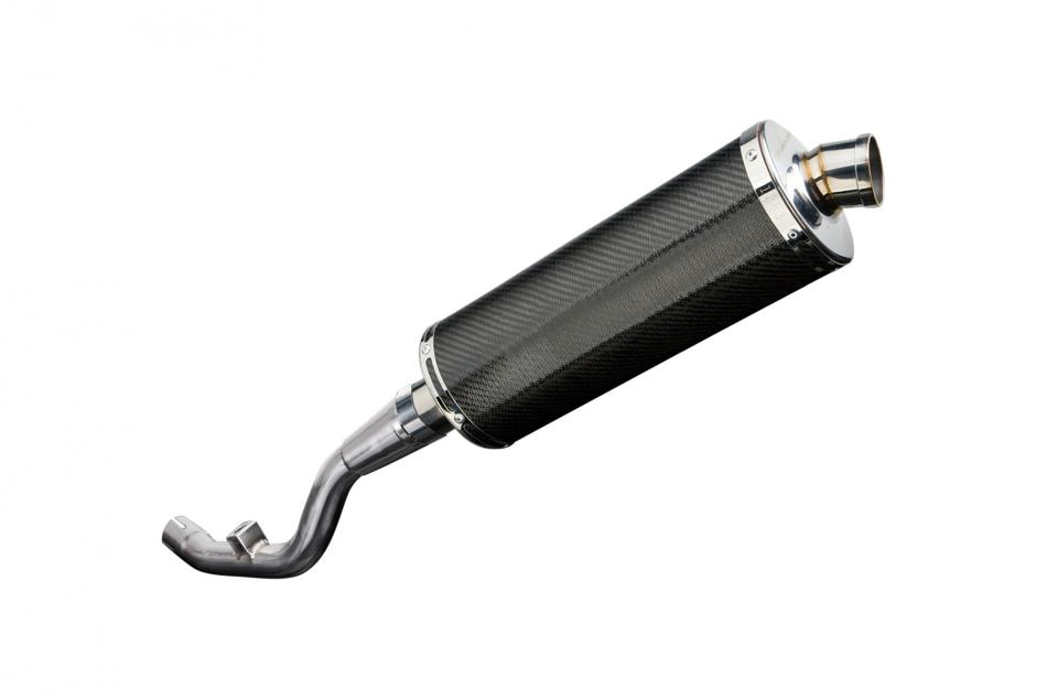YAMAHA WR125 X 2009-2018 350mm OVAL CARBON BSAU SILENCER EXHAUST KIT
