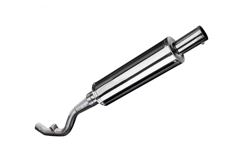 YAMAHA WR125 X 2009-2018 350mm STAINLESS ROUND BSAU SILENCER EXHAUST KIT