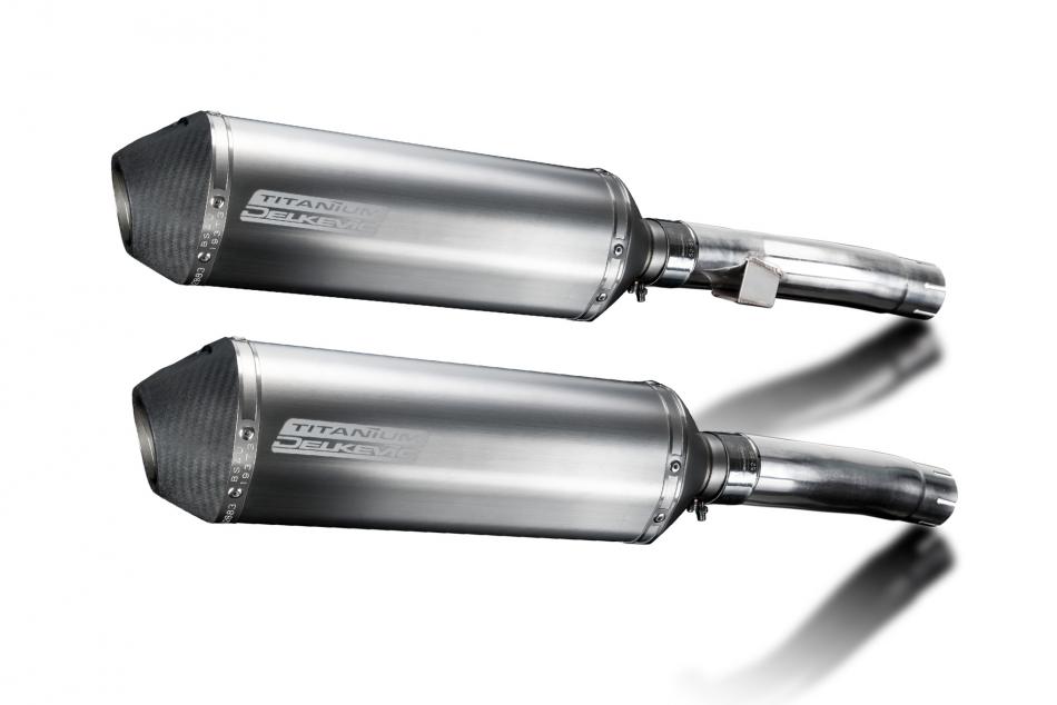 Kawasaki ZR1100A Zephyr 1992-1995 343mm X-Oval Titanium Exhaust Silencer Can Kit