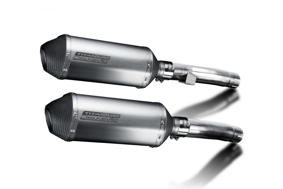 Kawasaki ZR1100A Zephyr 1992-1995 260mm X-Oval Titanium Exhaust Silencer Can Kit