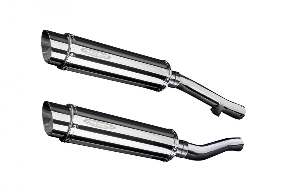 YAMAHA XJR1300 2004-2006 350mm ROUND STAINLESS BSAU SILENCER EXHAUST KIT