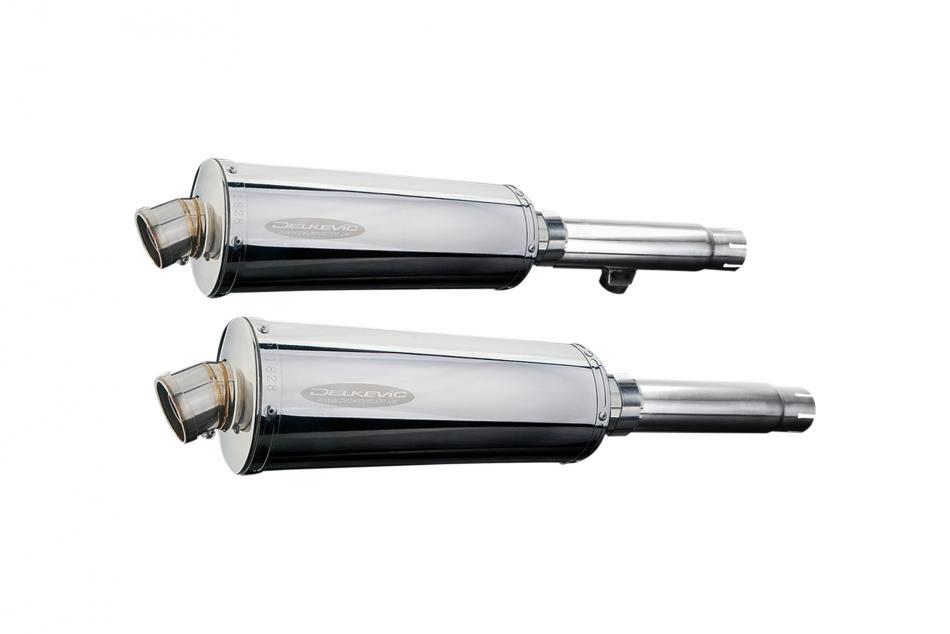 HONDA CB450 K3-K7 1970-1974 350mm OVAL STAINLESS BSAU SILENCER EXHAUST KIT