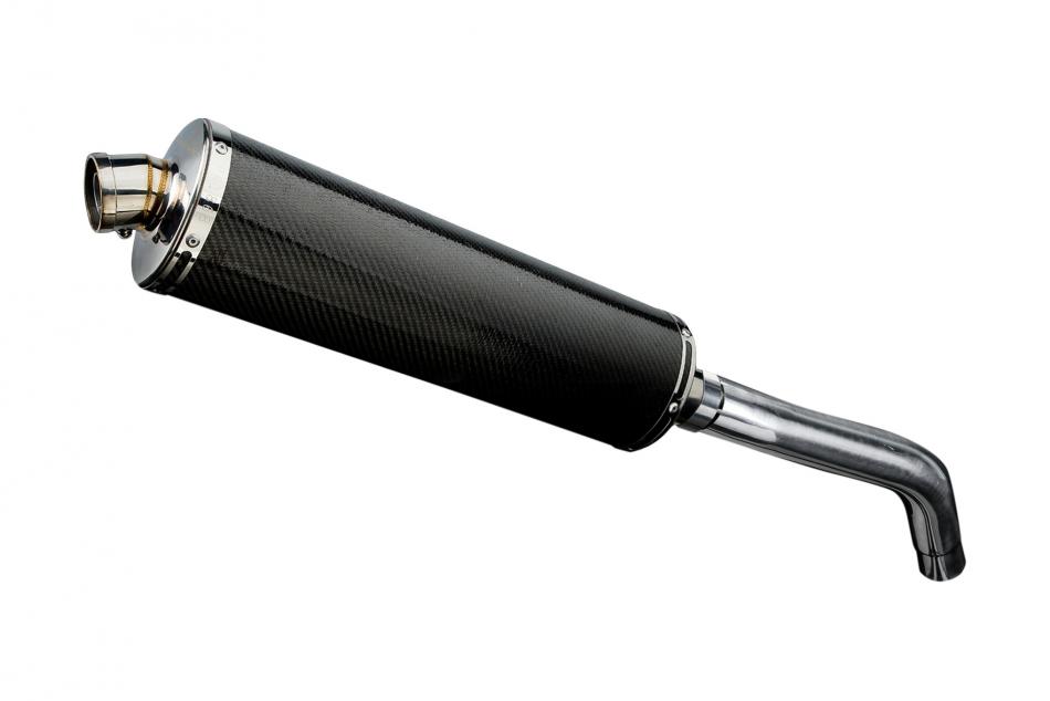 TRIUMPH TIGER 800 XR 2015-2019 450mm OVAL CARBON BSAU SILENCER EXHAUST KIT