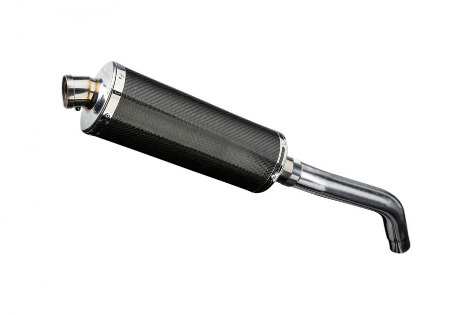 TRIUMPH TIGER 800 XR 2015-2019 350mm OVAL CARBON BSAU SILENCER EXHAUST KIT