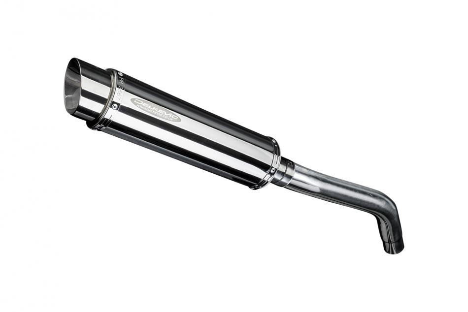 TRIUMPH TIGER 800 XR 2015-2019 350mm ROUND STAINLESS BSAU SILENCER EXHAUST KIT