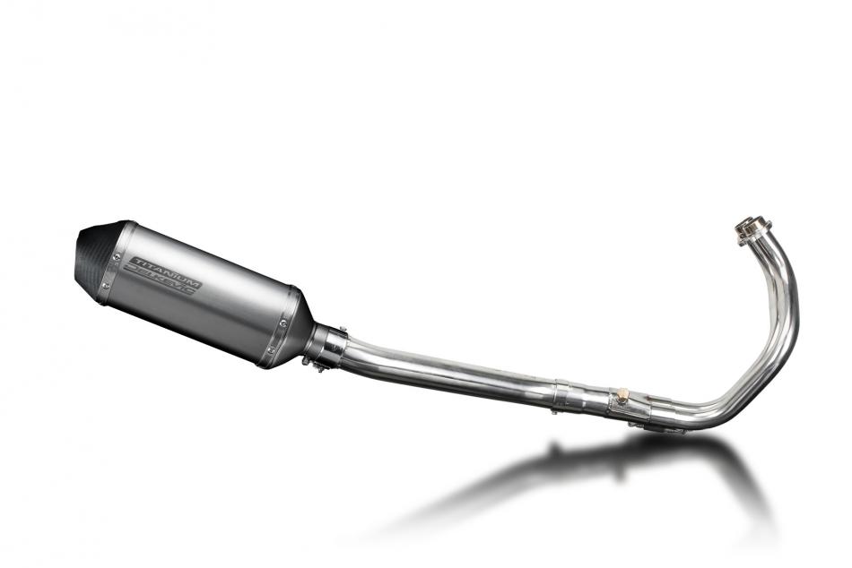 Yamaha XSR700 2015-2021 Full Exhaust 2-1 260mm X-Oval Titanium Silencer