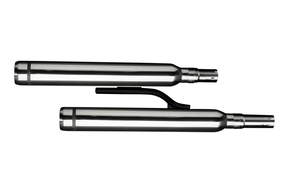 YAMAHA XV1700 ROAD STAR 04-07 550mm CUSTOM SILENCER EXHAUST KIT BULL NOSE