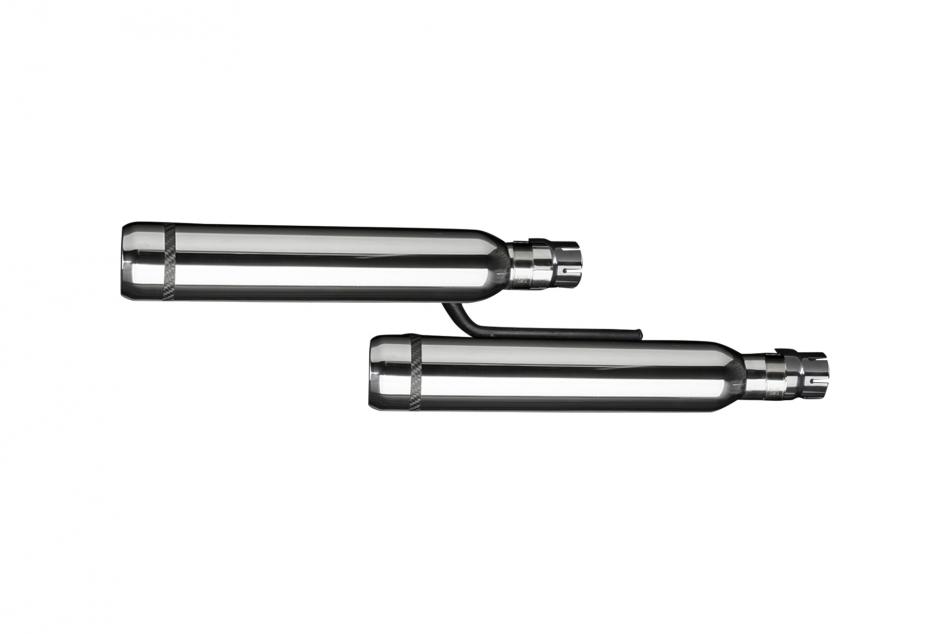 HONDA VTX1800F/N/R/S/T 04-08 410mm CUSTOM SILENCER EXHAUST KIT  BULL NOSE