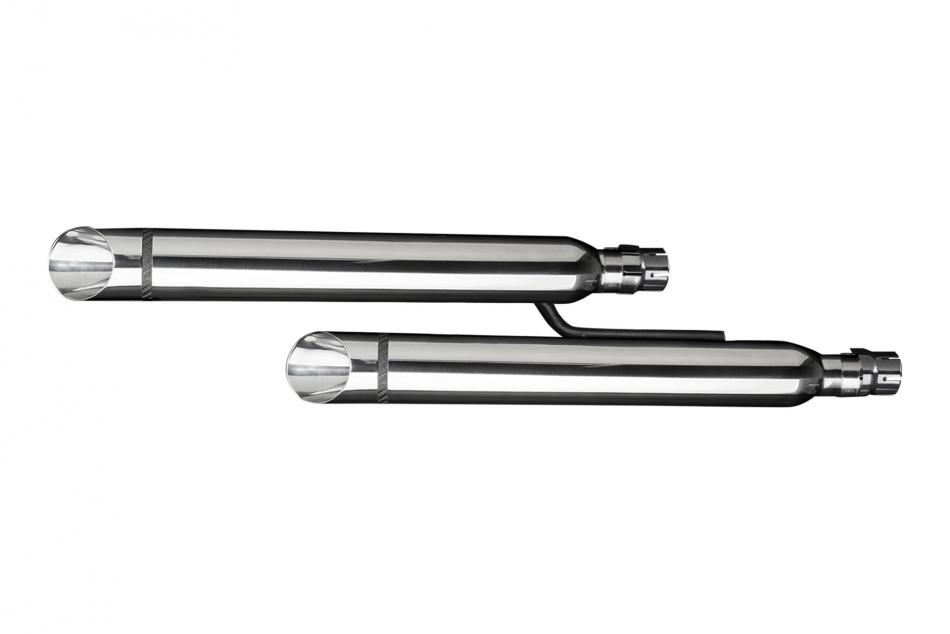 HONDA VTX1800F/N/R/S/T 04-08 550mm CUSTOM SILENCER EXHAUST KIT SLASH CUT