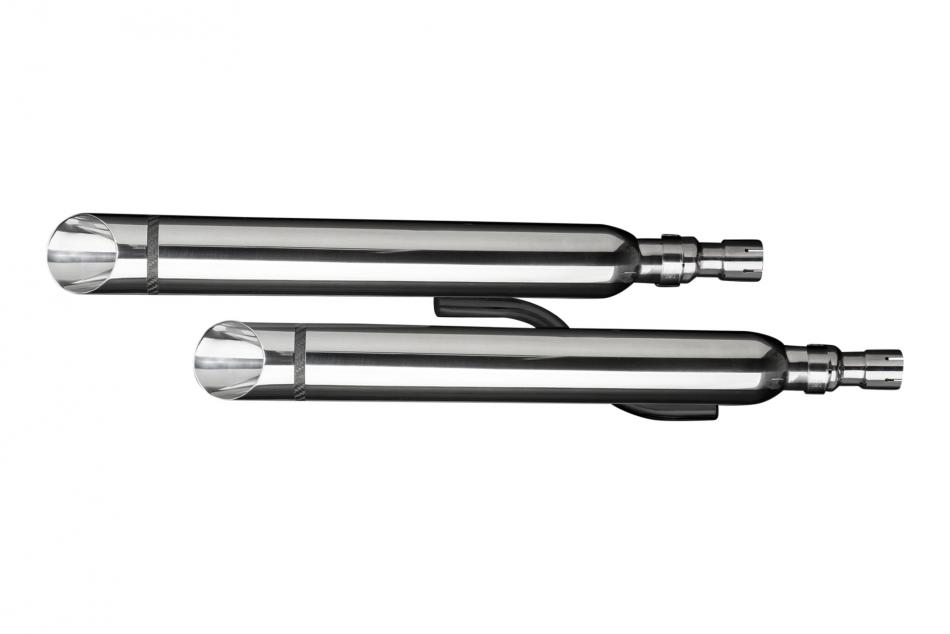 YAMAHA XVS1100/A DRAGSTAR 1998-2009 550mm CUSTOM SILENCER EXHAUST KIT SLASH CUT